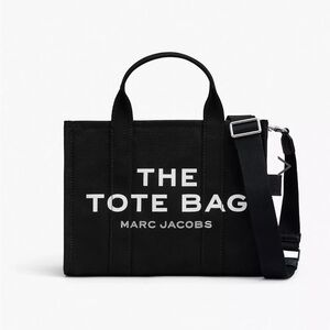 Marc Jacobs Black Canvas Tote Bag